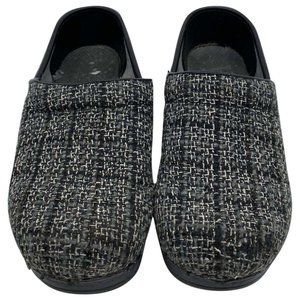 Dansko Black Gray Unisex Mules/Clogs Size 37